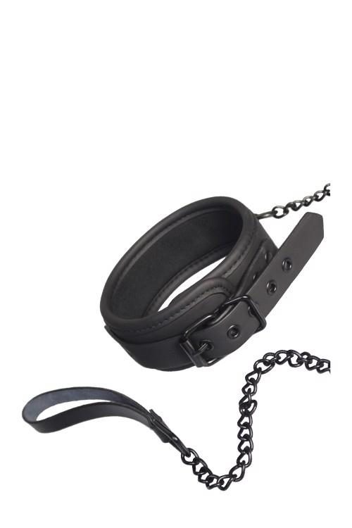 Kołnierz neoprenowy regulowany z łańcuchem Blaze Dream Toys czarny