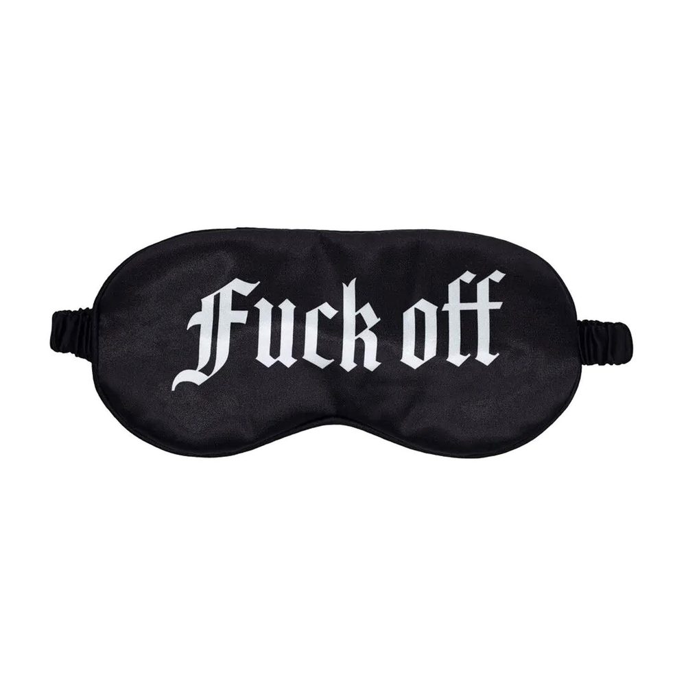 Opaska na oczy satynowa Ouch! Fuck Off
