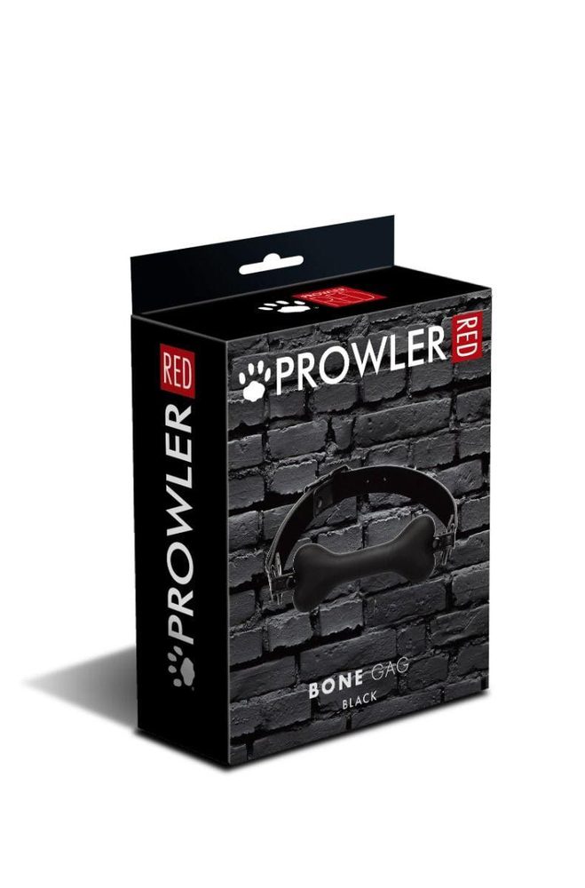 Knebel silikonowy Prowler Bone czerwony