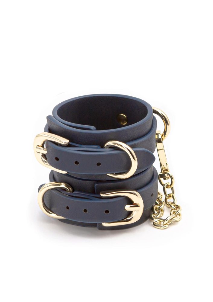 Kajdanki Bondage Couture NS Novelties niebieskie 29.4 cm