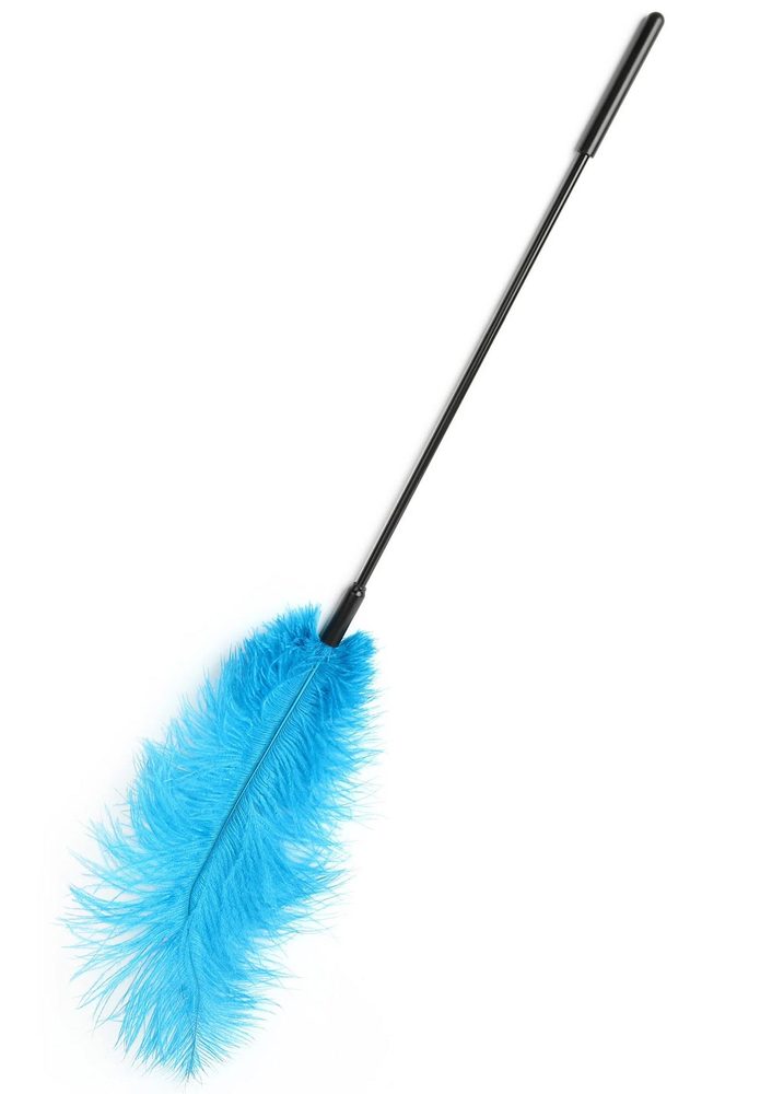 Double Feather Tickler Blue