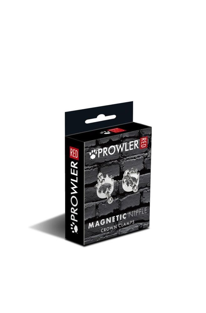 Klamry magnetyczne na sutki Prowler RED korona czerwone