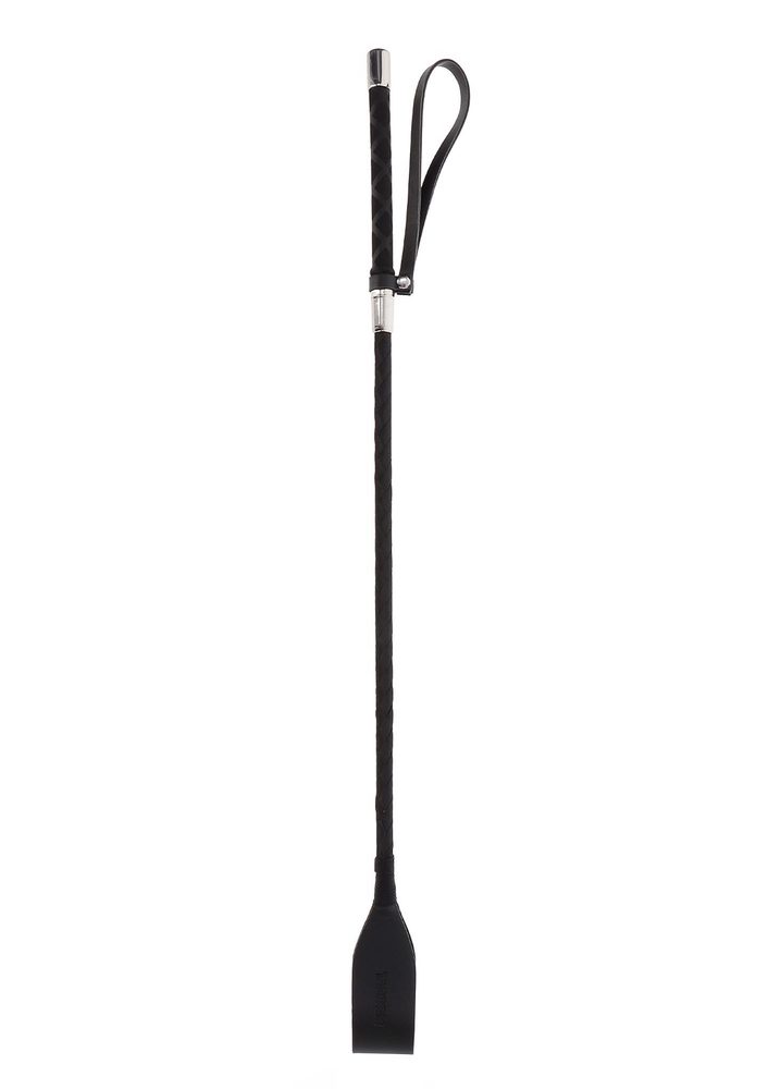 Crop jeździecki Taboom wegańska skóra czarny 61 cm