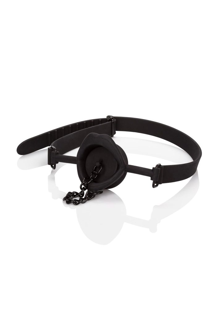 Knebel silikonowy Scandal z zatyczką Calexotics czarny 61 cm