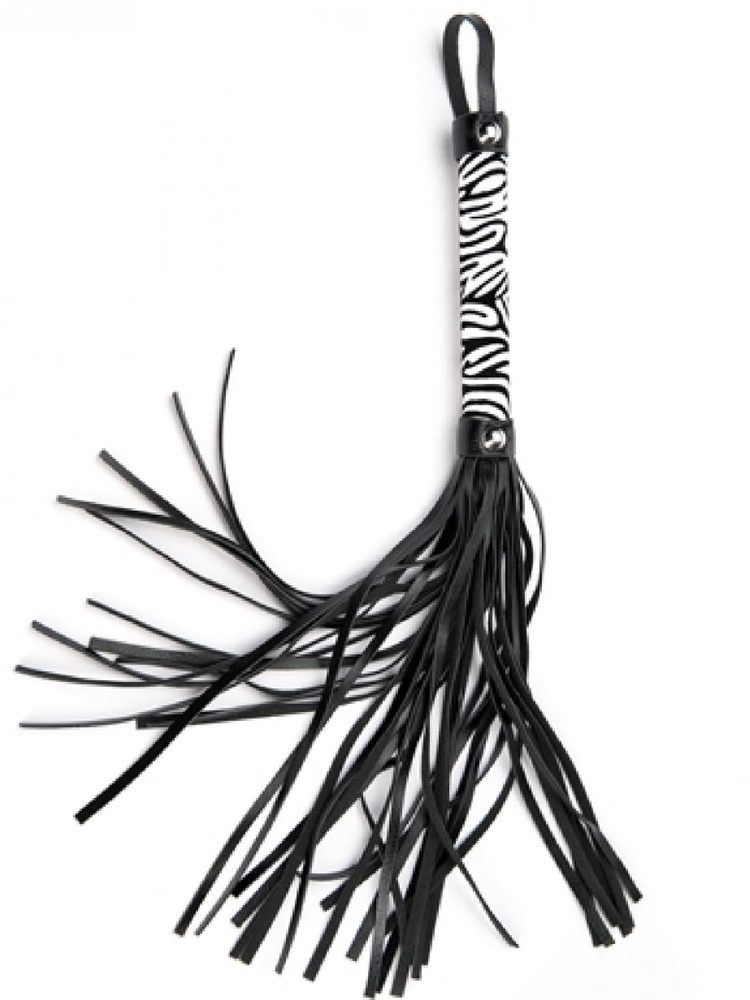 Flogger klasyczny biały pantera mały Argus 45 cm