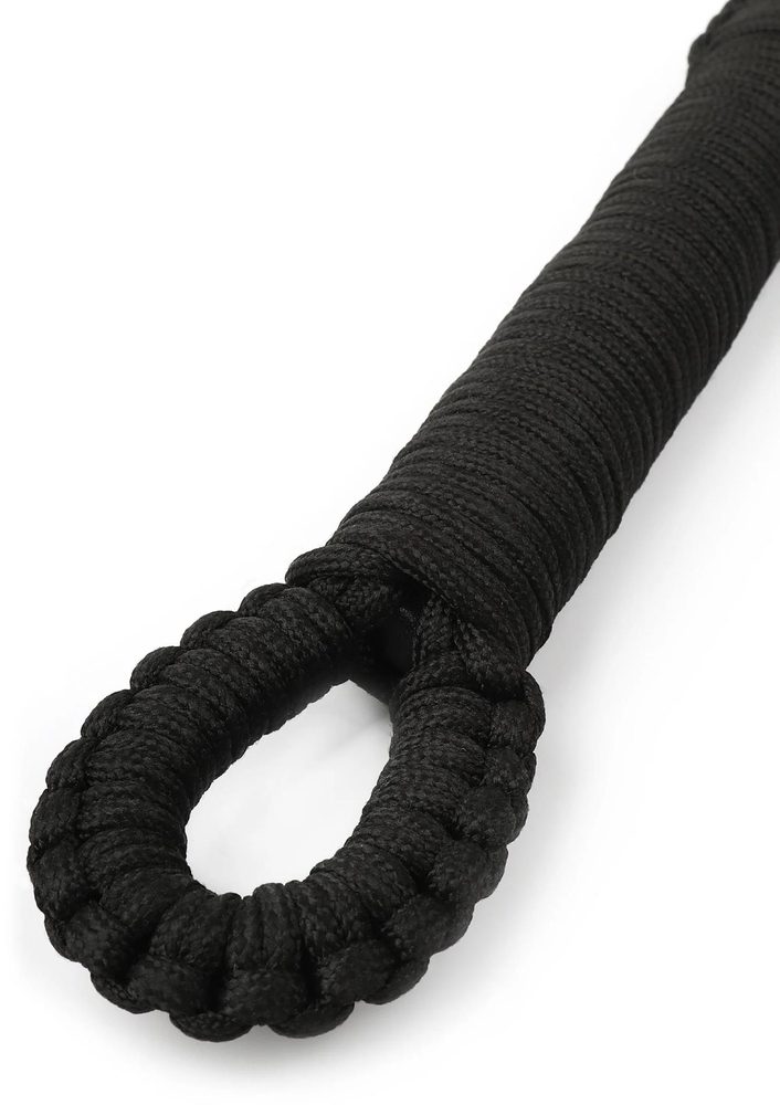 Flogger z węzłami Taboom czarny nylonowy