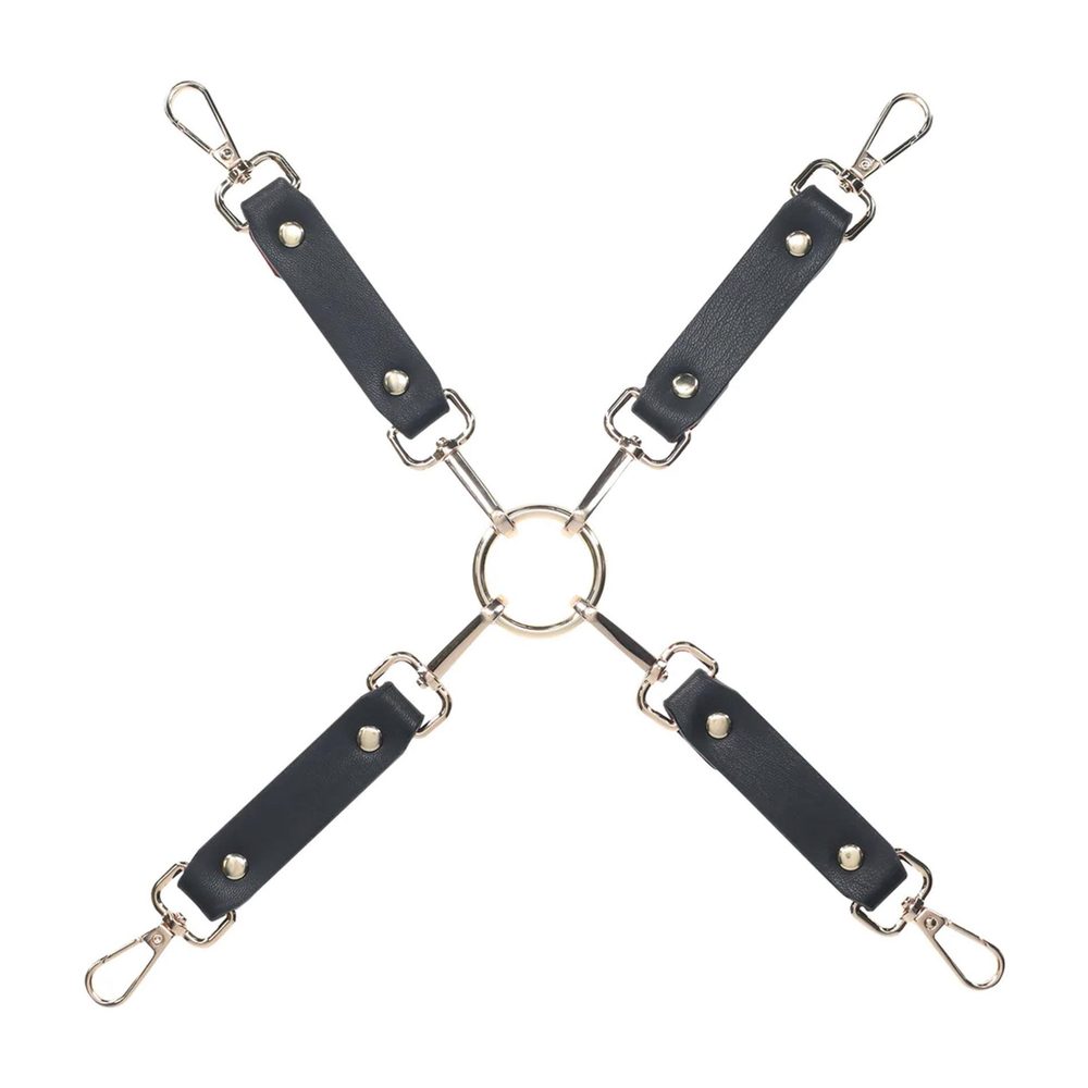 Łącznik do hogtie Milan Collection Ouch! czarny czerwony