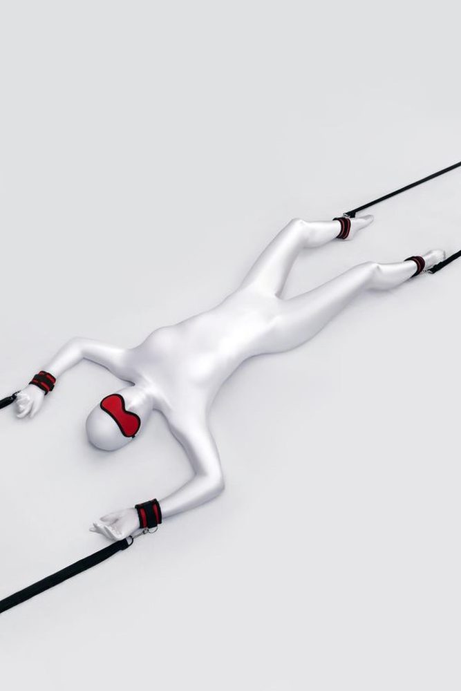 Zestaw bondage Anonymo Toyfa poliester czerwony
