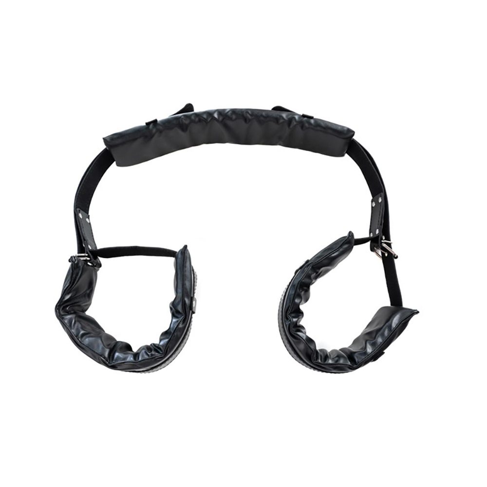Regulowane pasy bondage na nogi i szyję Fantasy