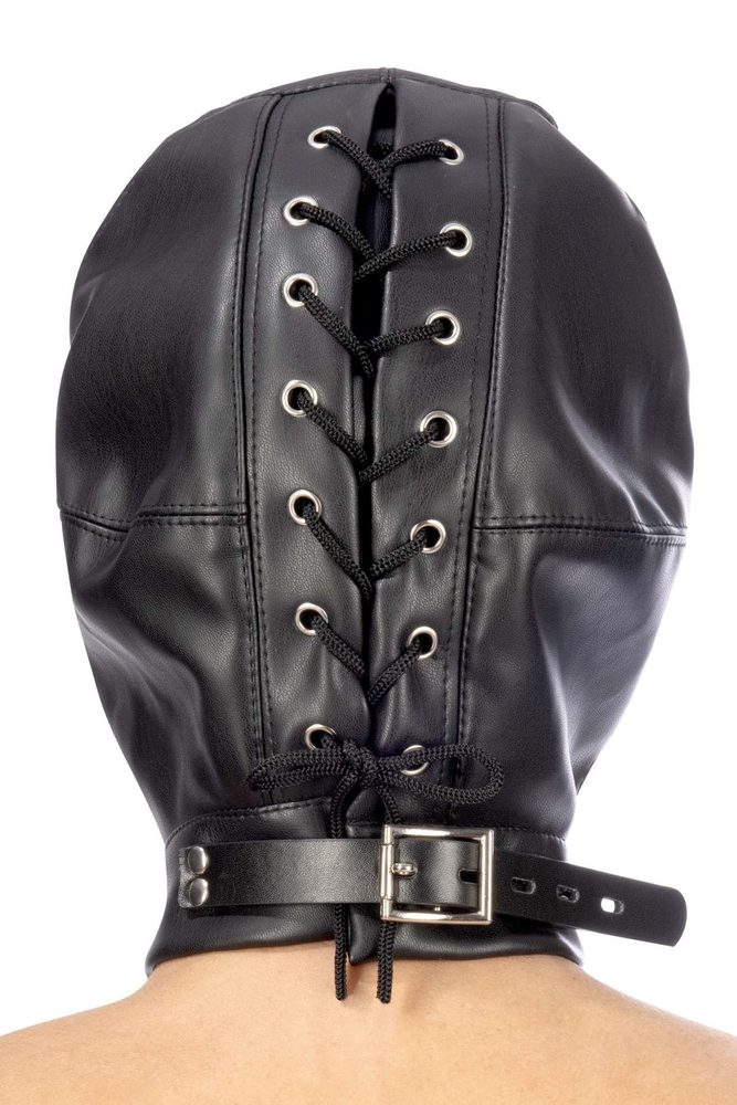 Spandeksowa maska BDSM z odkrytymi ustami Fetish Tentation