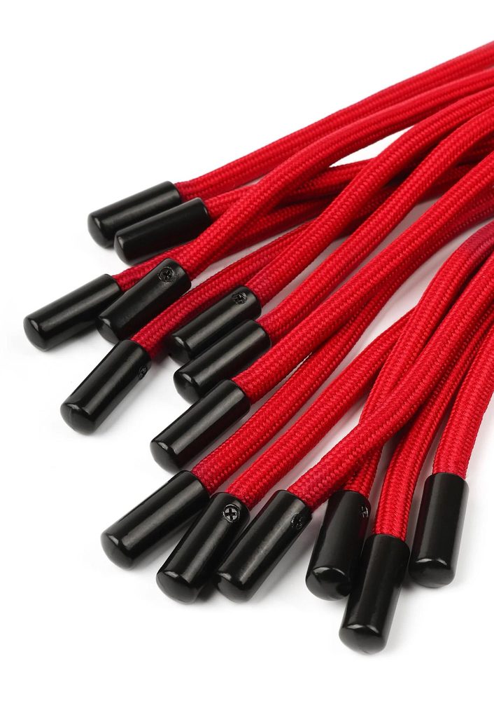 Flogger knot Taboom czerwony nylonowy
