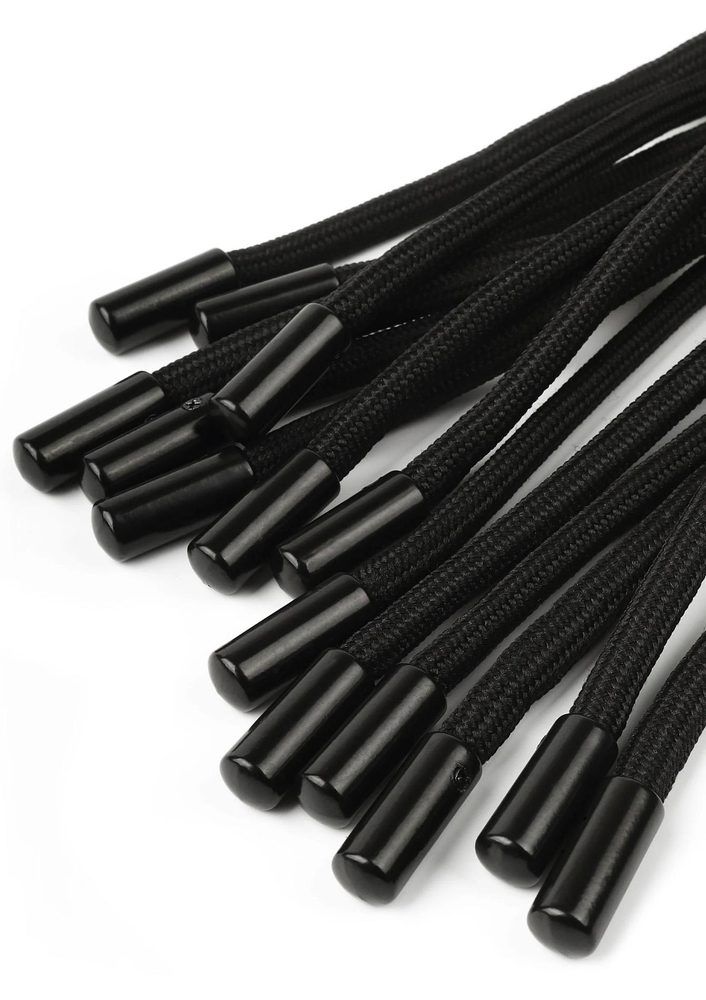 Flogger z węzłami Taboom czarny nylonowy