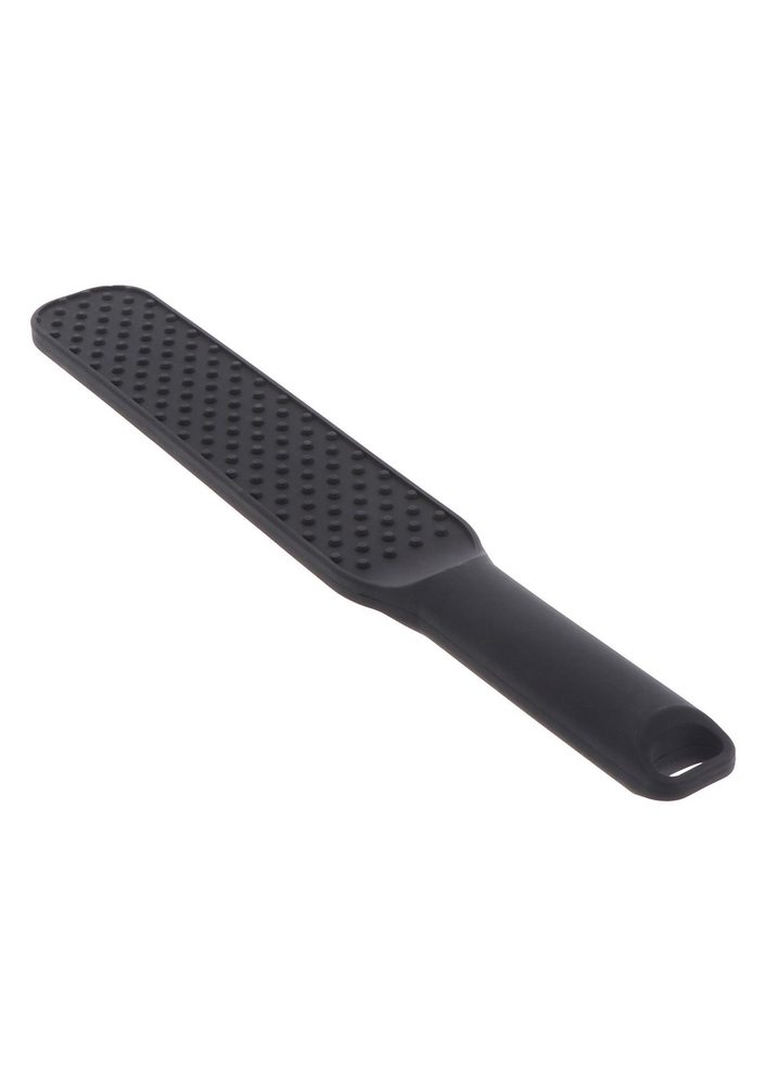 Packa BDSM silikonowa Hidden Desire z kolcami czarna 31 cm
