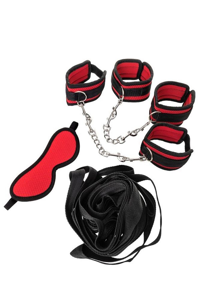 Zestaw bondage Anonymo Toyfa poliester czerwony