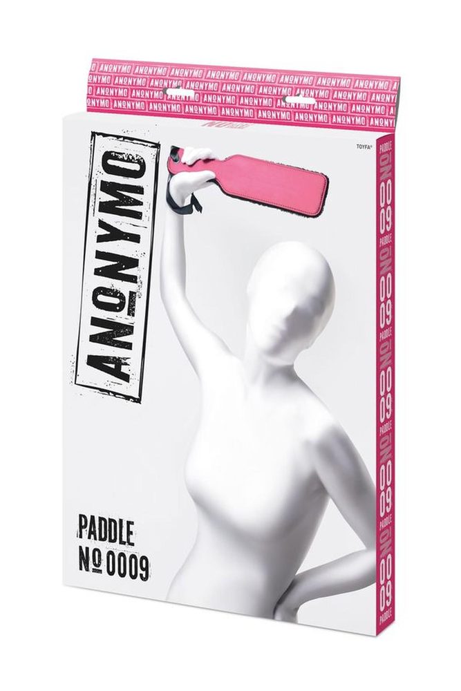 Klapki BDSM poliestrowe Anonymo czerwone 37 cm
