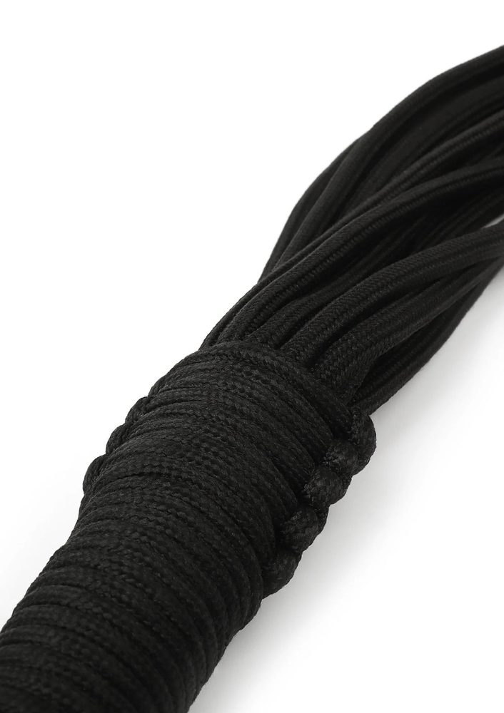 Flogger z węzłami Taboom czarny nylonowy