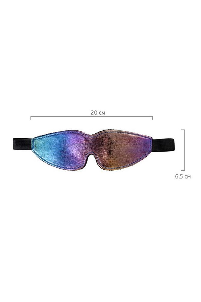 Maska BDSM Anonymo PVC z nadrukiem 27,5 cm