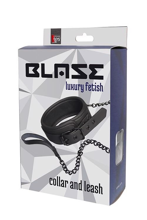 Kołnierz neoprenowy regulowany z łańcuchem Blaze Dream Toys czarny