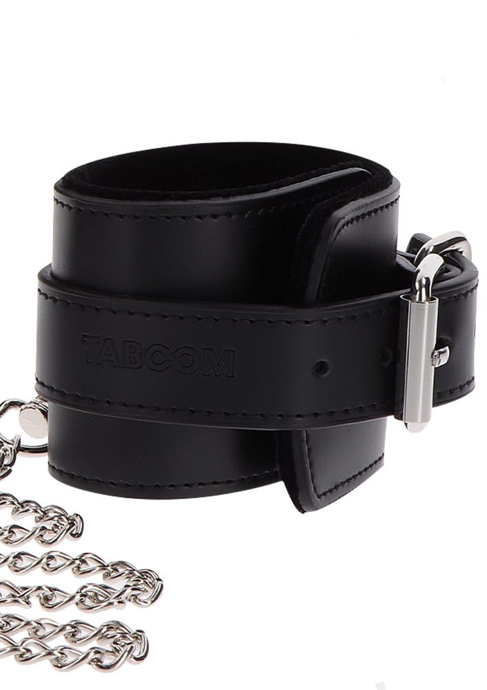 Obroża i kajdanki Taboom Heavy czarny 55 cm