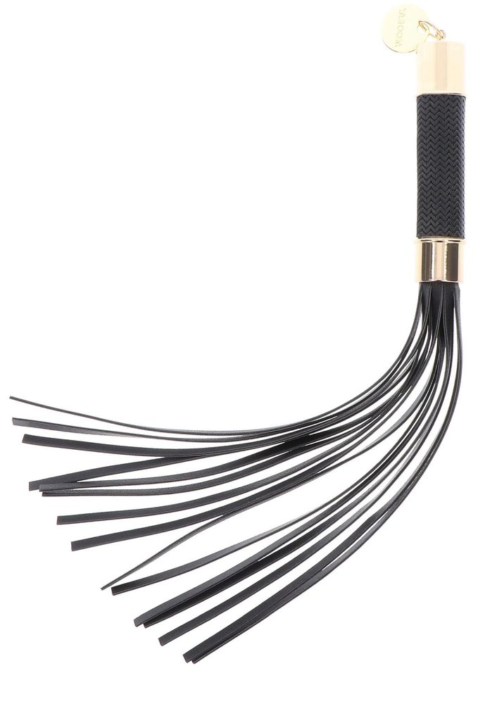 Czarny flogger Statement Taboom 33 cm