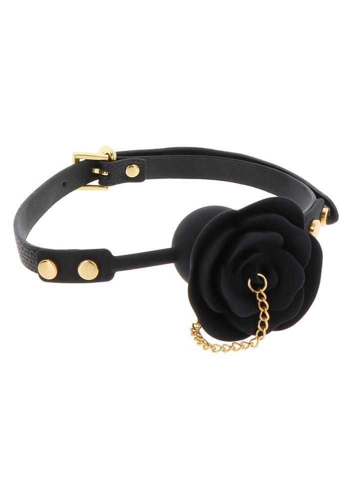 Knebel kulkowy Rose z plugiem Taboom czarny