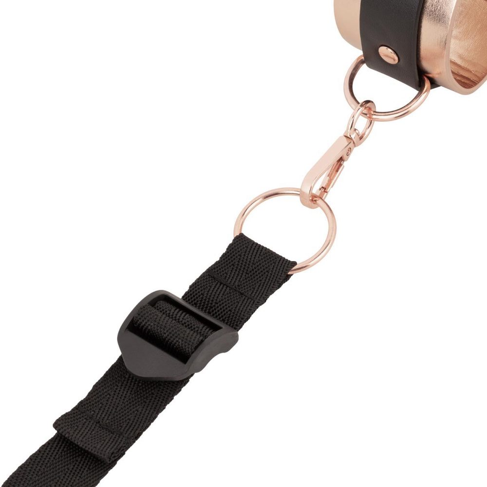 Rosy Gold - Under-Mattress Restraint Set - Black