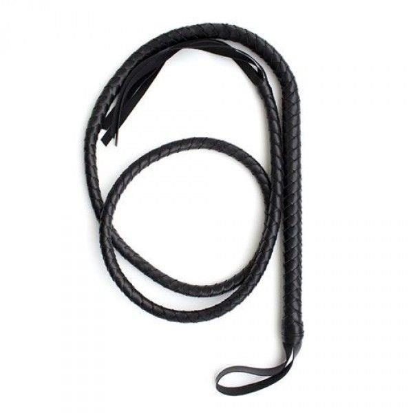 Pejcz skórzany Indy Whip czarny Toyz4lovers