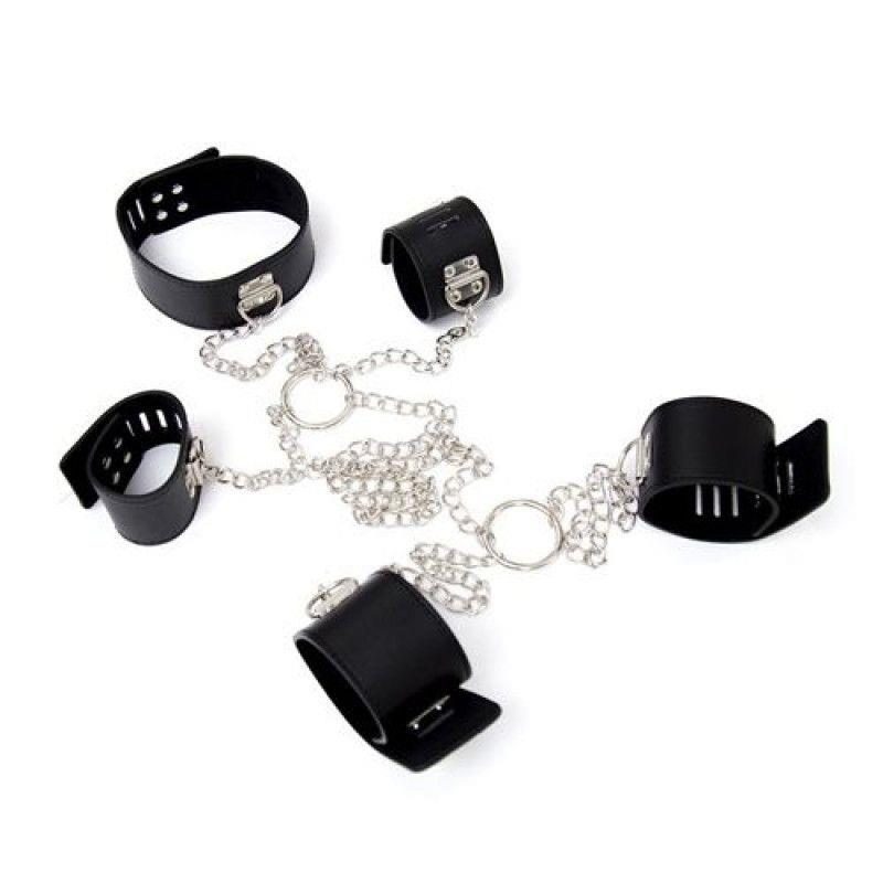 Ściągacz łańcuchowy Hogtie Toyz4lovers czarny