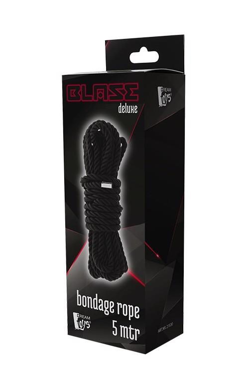 Lina wiążąca Blaze Deluxe Dream Toys czarna 5 m