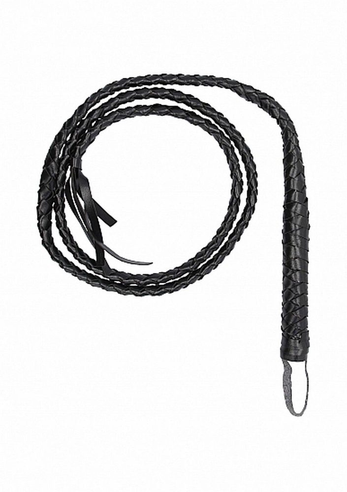 Bicz pleciony Ouch Twisted Whip czarny