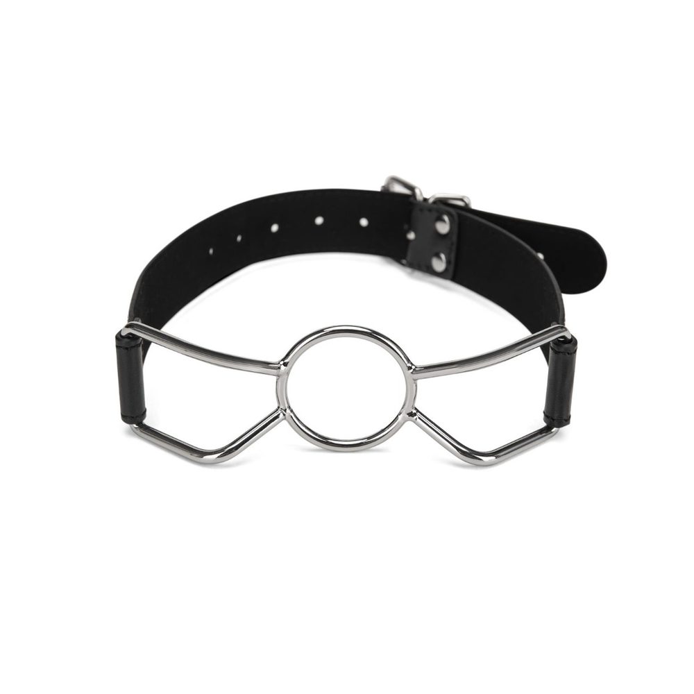 Knebel Me You Us Spider Gag czarny skóra PU