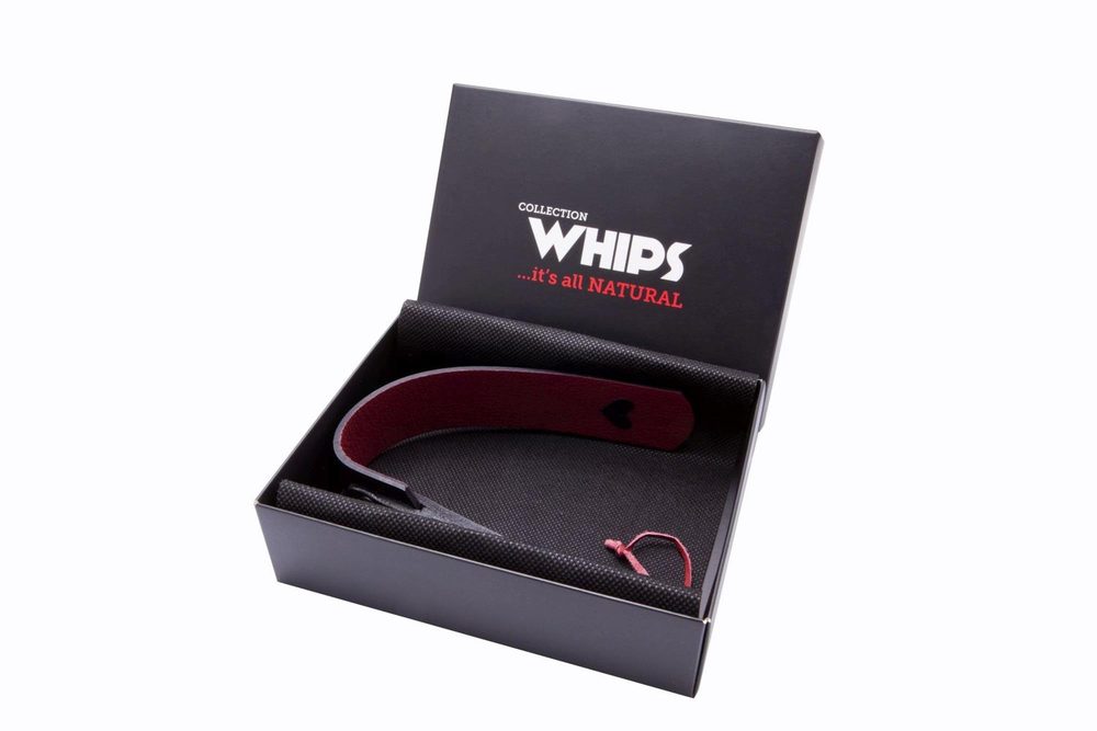 Pejcz z packą serduszko Whips Collection 38 cm