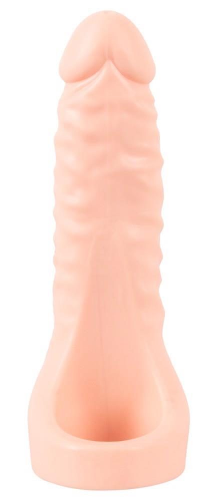 Pierścień wibrujący Realistixxx Double Fucker 18 cm