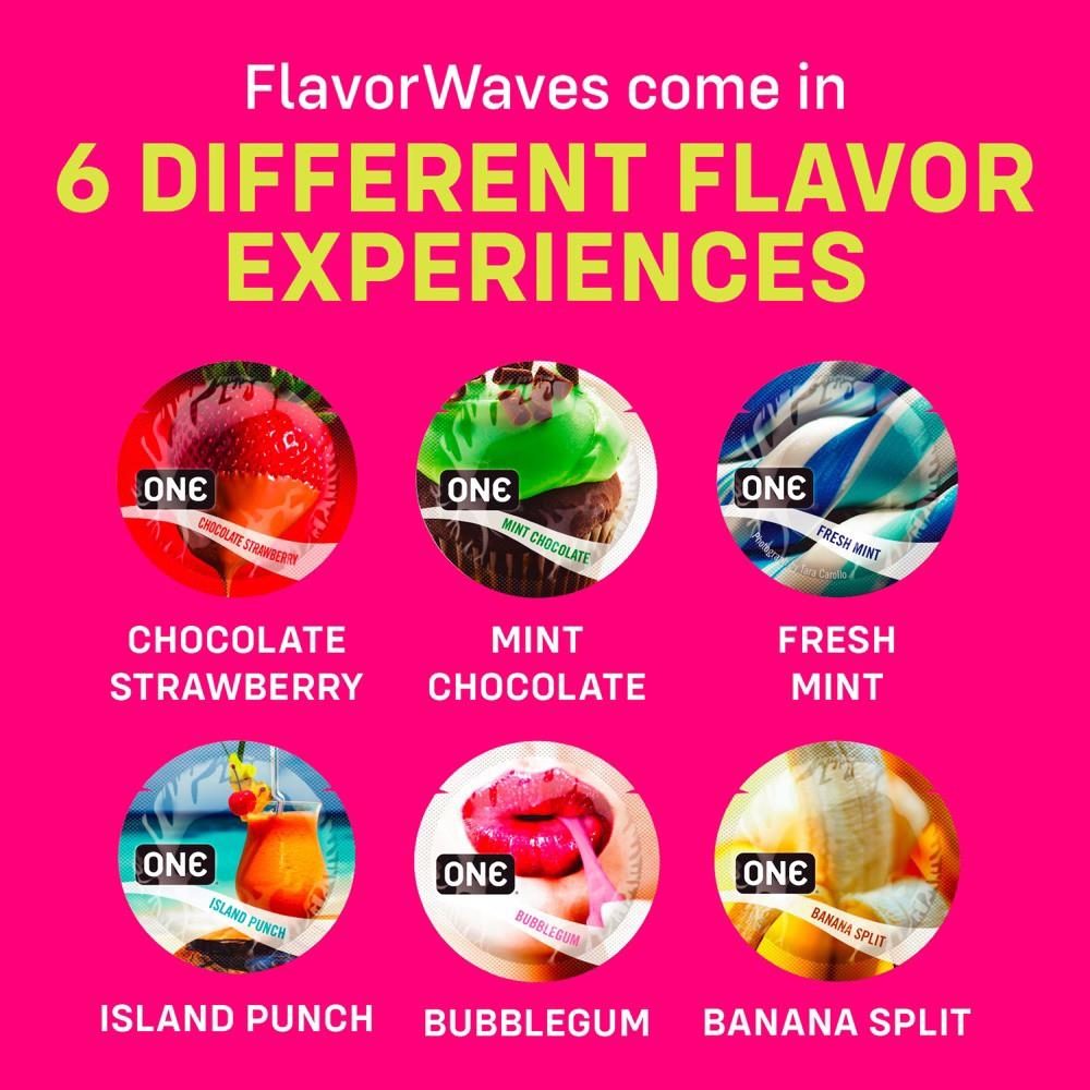 Prezerwatywy smakowe ONE Flavor Waves 12 sztuk