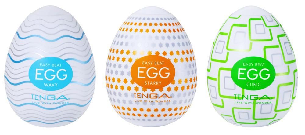 Masturbator Tenga Egg Standard zestaw 3 szt 7 cm