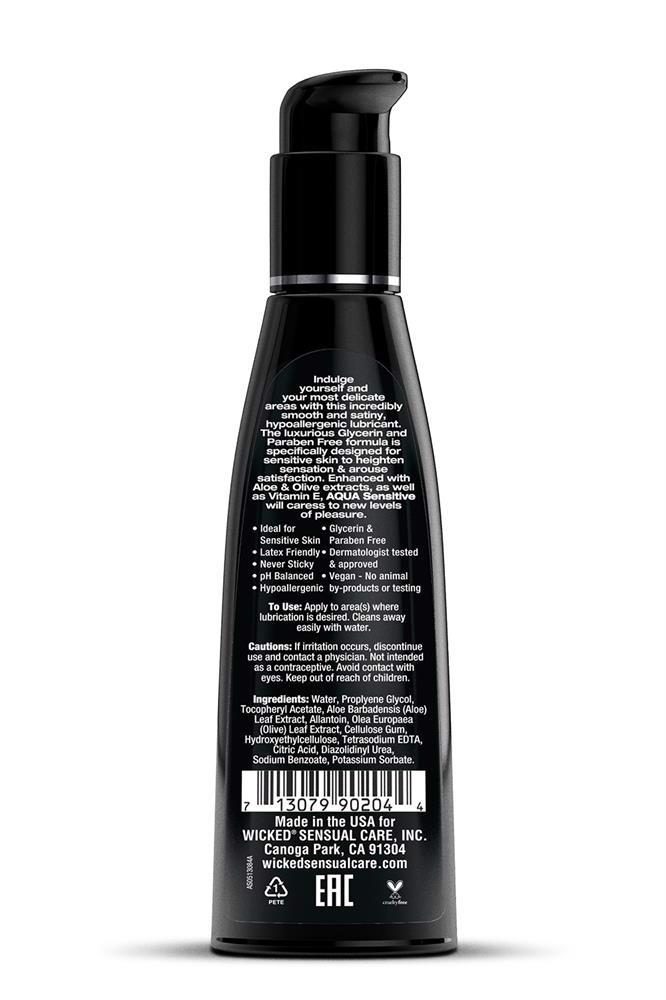 Lubrykant hipoalergiczny Wicked Aqua Sensitive na bazie wody 120ml