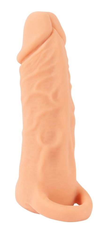 Masturbator z przedłużką Nature Skin Medium 18,5 cm