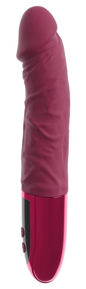 Wibrator realistyczny beau coeur Varelo czerwony silikonowy USB 23 cm