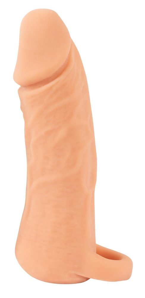 Masturbator z przedłużką Nature Skin Medium 18,5 cm