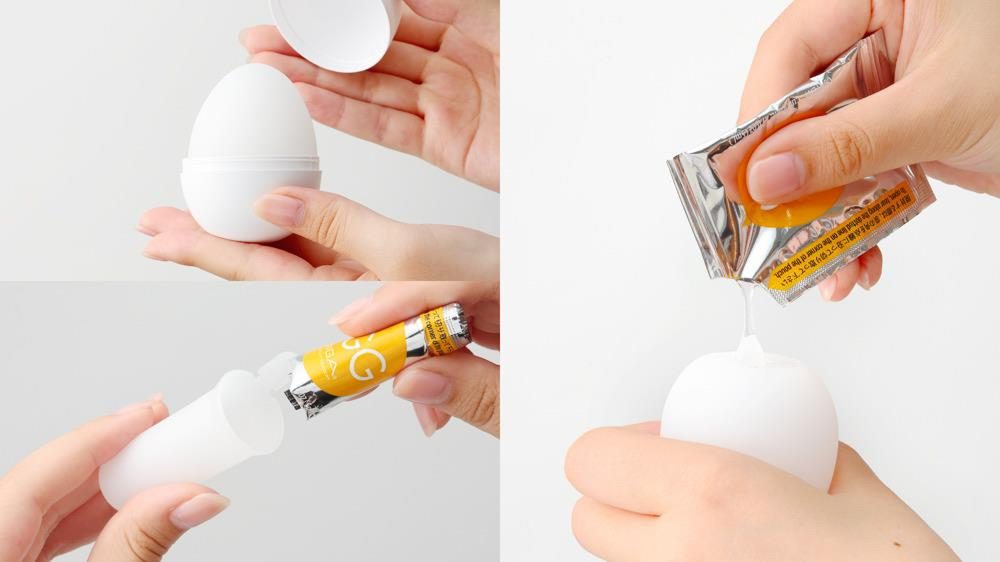 Masturbator Tenga Egg Standard zestaw 3 szt 7 cm