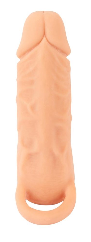 Masturbator z przedłużką Nature Skin Medium 18,5 cm