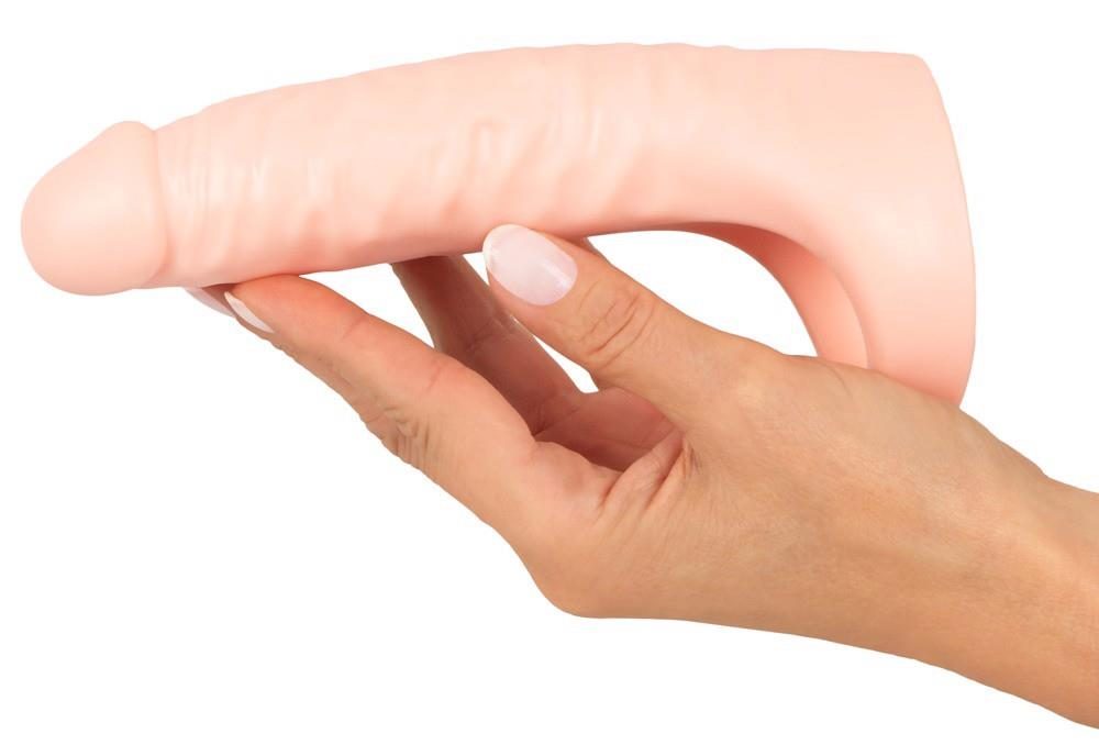 Pierścień wibrujący Realistixxx Double Fucker 18 cm