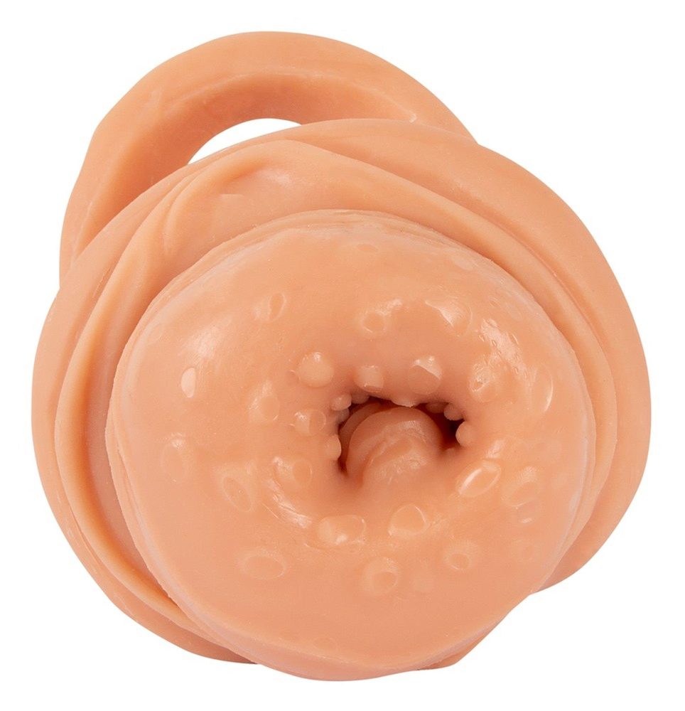 Masturbator z przedłużką Nature Skin Medium 18,5 cm