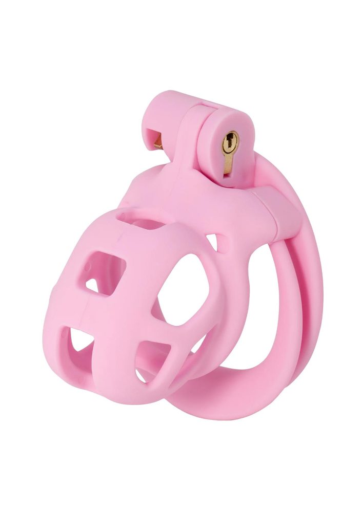 Klatka na penisa Hidden Desire Penis Prison różowa 7 cm