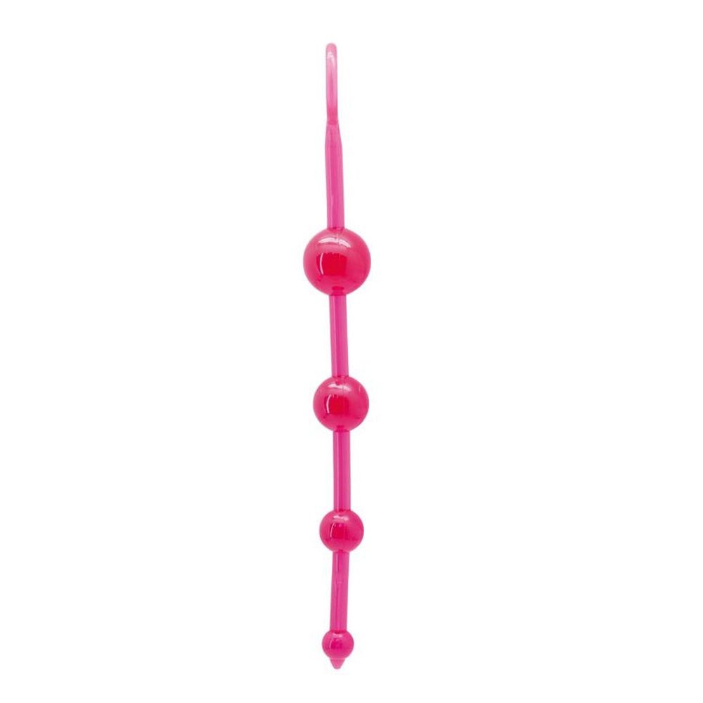 Łańcuch kulek analnych Timeless Jelly 4 Toyz4lovers różowy