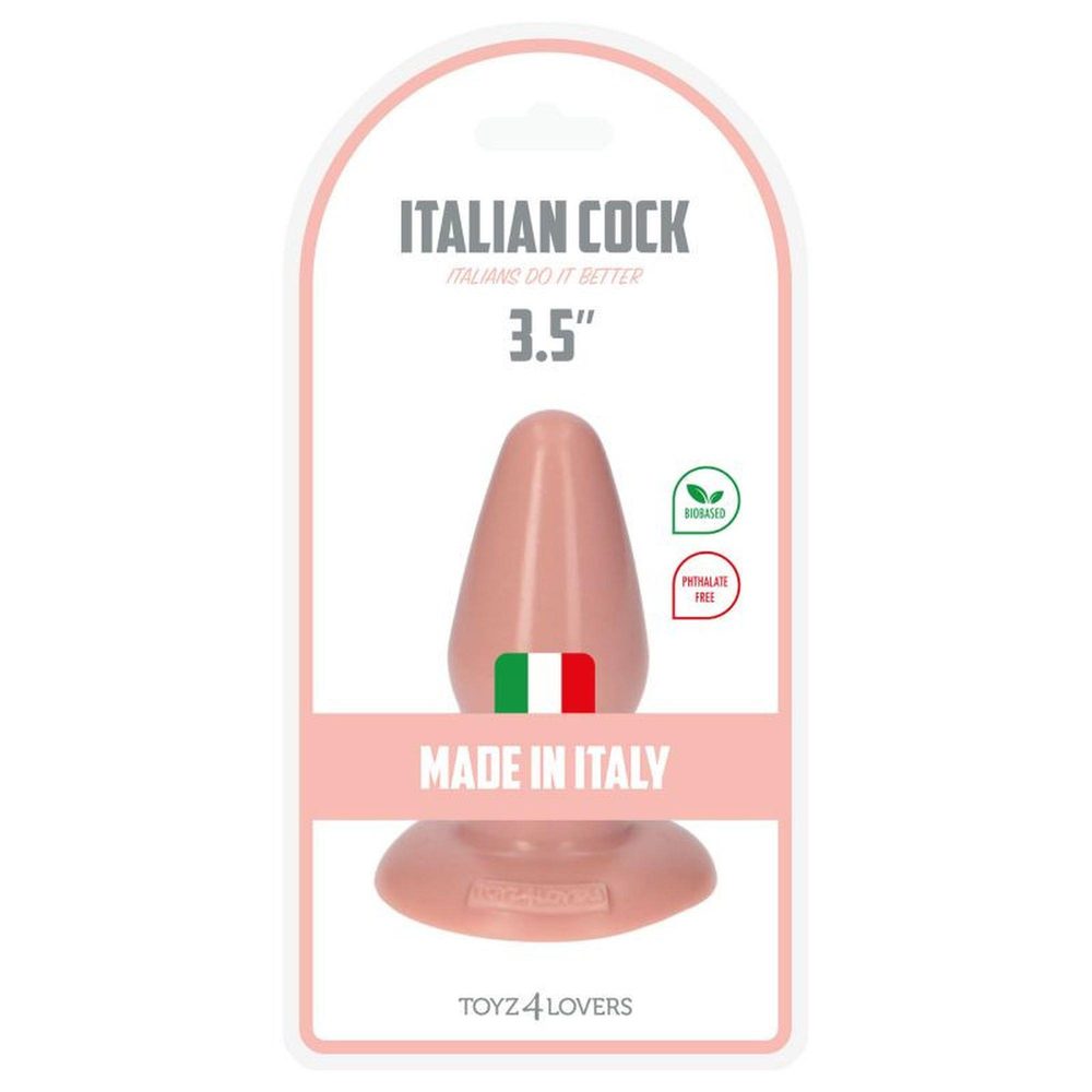 Korek analny Toyz4lovers włoski z przyssawką 9,5 cm
