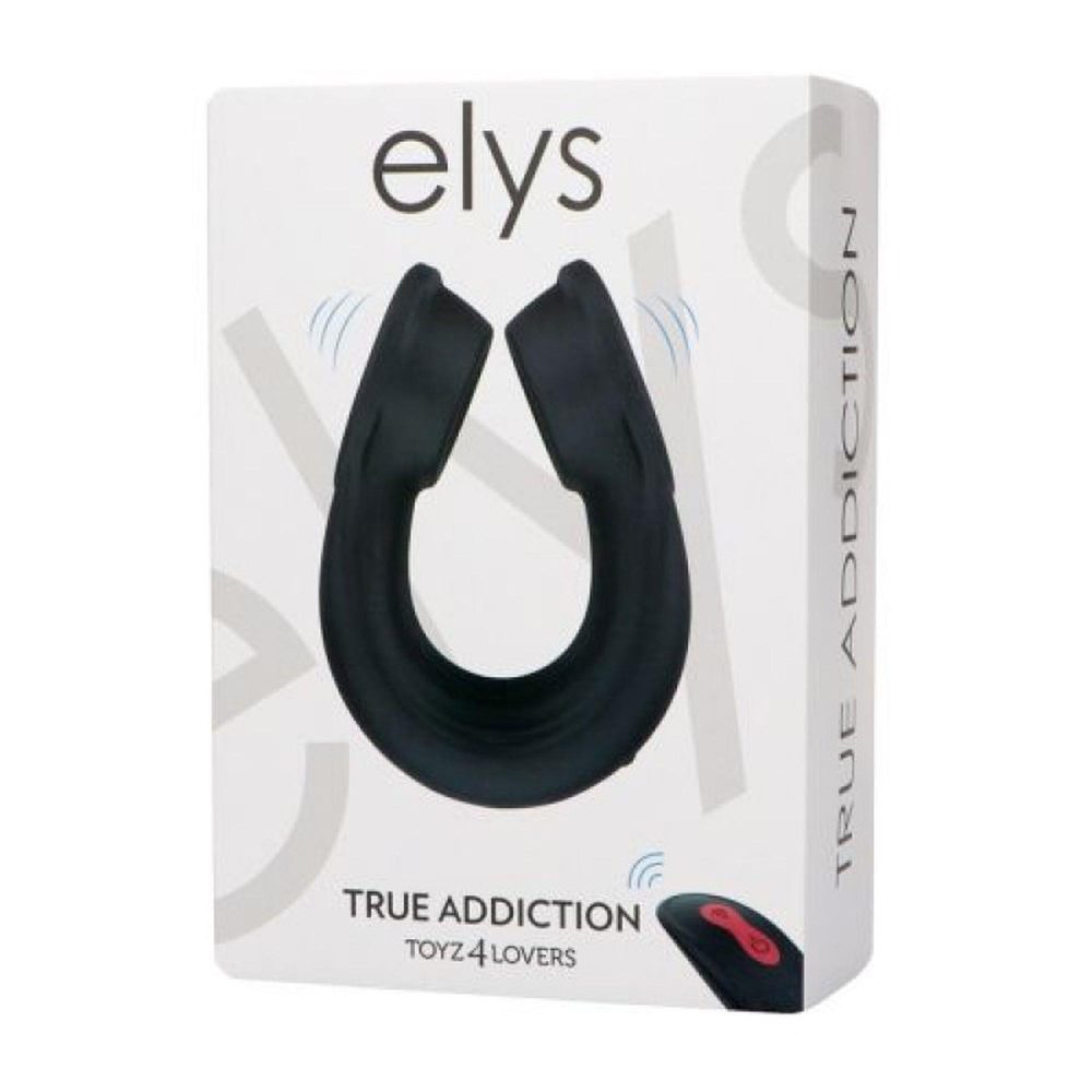 Wibrator True Addiction Toyz4lovers czarny z pilotem USB