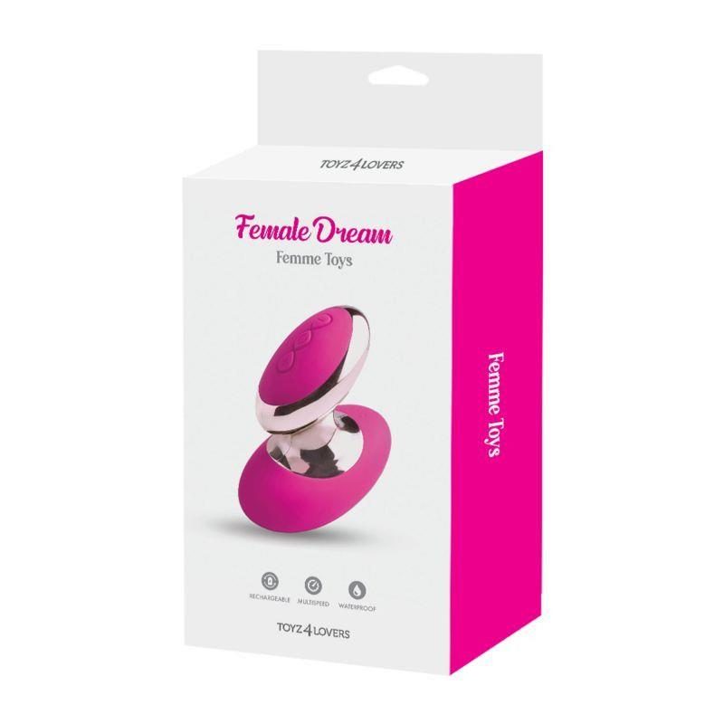 Wibrator silikonowy Lotus Toyz4lovers różowy 10 cm akumulatorowy