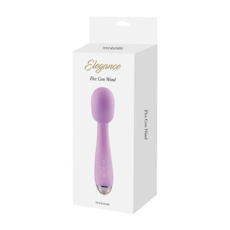 Wibrator elastyczny Flex Com Wand Toyz4lovers USB 17 cm