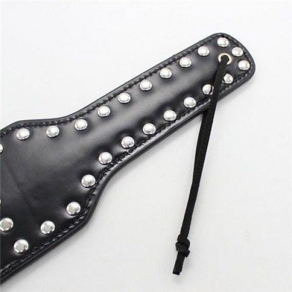 Packa skórzana Heart Paddle Toyz4lovers czarna